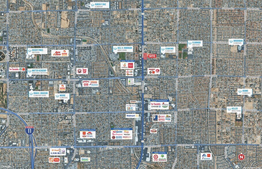 1000 N Nellis Blvd, Las Vegas, NV à louer - Aérien – Image 3 sur 3