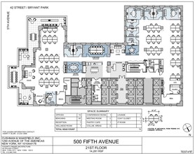 500 Fifth Ave, New York, NY à louer Plan d’étage– Image 1 sur 4