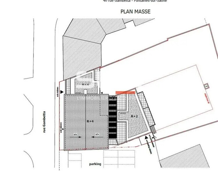 Local commercial dans Fontaines-sur-Saône à vendre - Plan d’étage – Image 3 sur 4