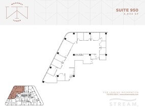 6363 Woodway Dr, Houston, TX à louer Plan d’étage– Image 1 sur 1