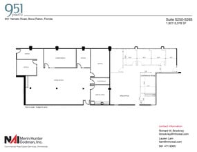 951 Yamato Rd, Boca Raton, FL à louer Plan d’étage– Image 2 sur 3