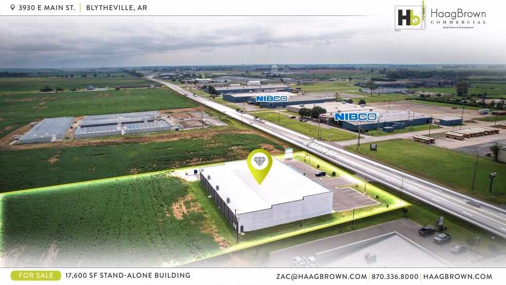 3930 E Main St, Blytheville, AR à vendre - Aérien – Image 3 sur 3