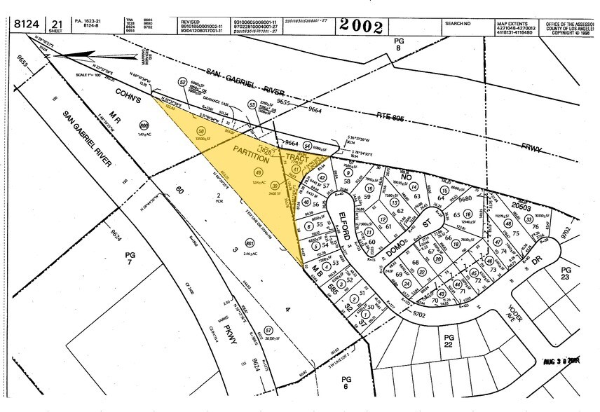 3660 San Gabriel River Pky, Pico Rivera, CA à louer - Plan cadastral – Image 2 sur 2