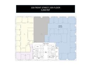100 Front St, Worcester, MA à louer Plan d’étage– Image 1 sur 1