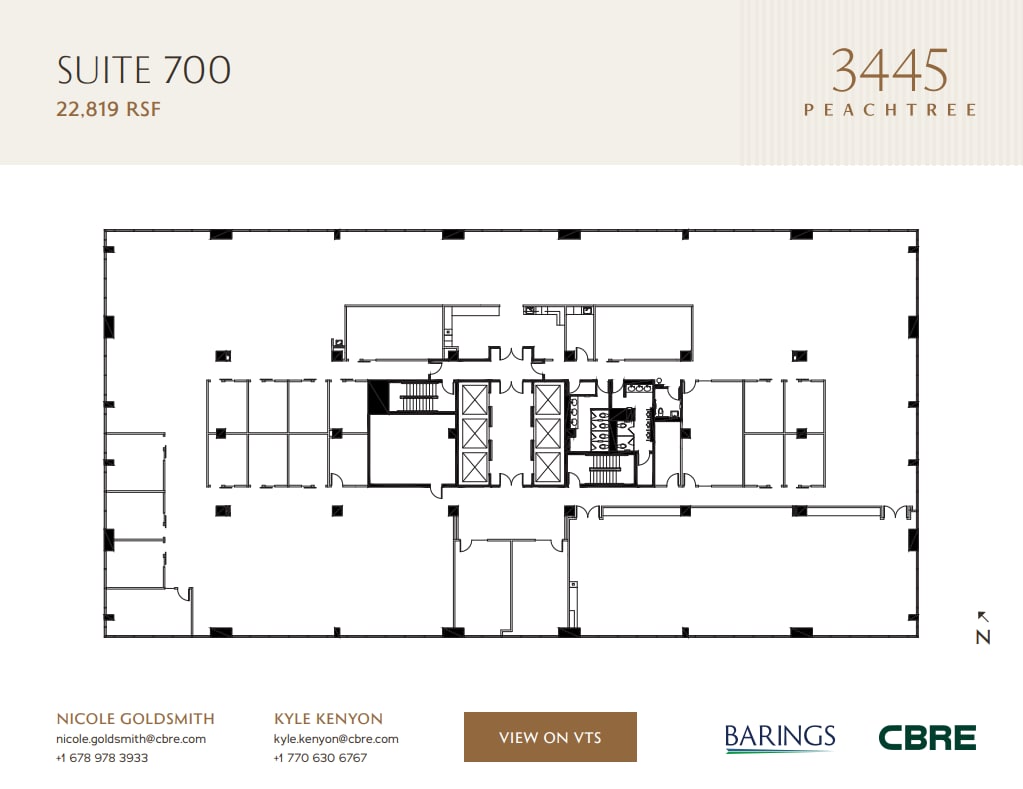 3445 Peachtree Rd NE, Atlanta, GA à louer Plan d’étage– Image 1 sur 1