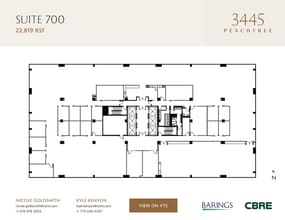 3445 Peachtree Rd NE, Atlanta, GA à louer Plan d’étage– Image 1 sur 1