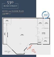 530 Bush St, San Francisco, CA à louer Plan d’étage– Image 1 sur 1