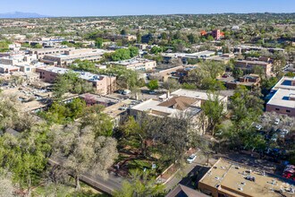 141 E Palace Ave, Santa Fe, NM - Vue aérienne vue de carte