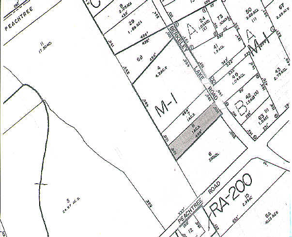 4590 S Berkley Lake Rd, Norcross, GA à louer - Plan cadastral – Image 2 sur 3