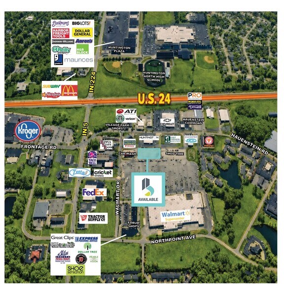 2750 Walmart Dr, Huntington, IN à louer - Photo de l’immeuble – Image 2 sur 7