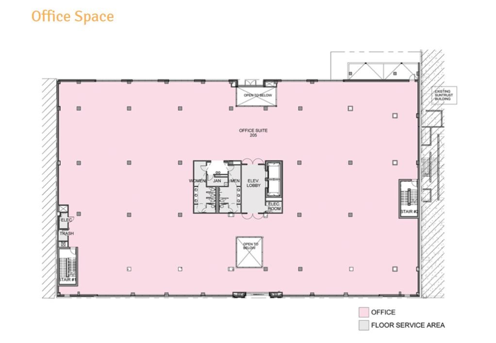 728 Market St, Chattanooga, TN à louer Plan d’étage– Image 1 sur 1