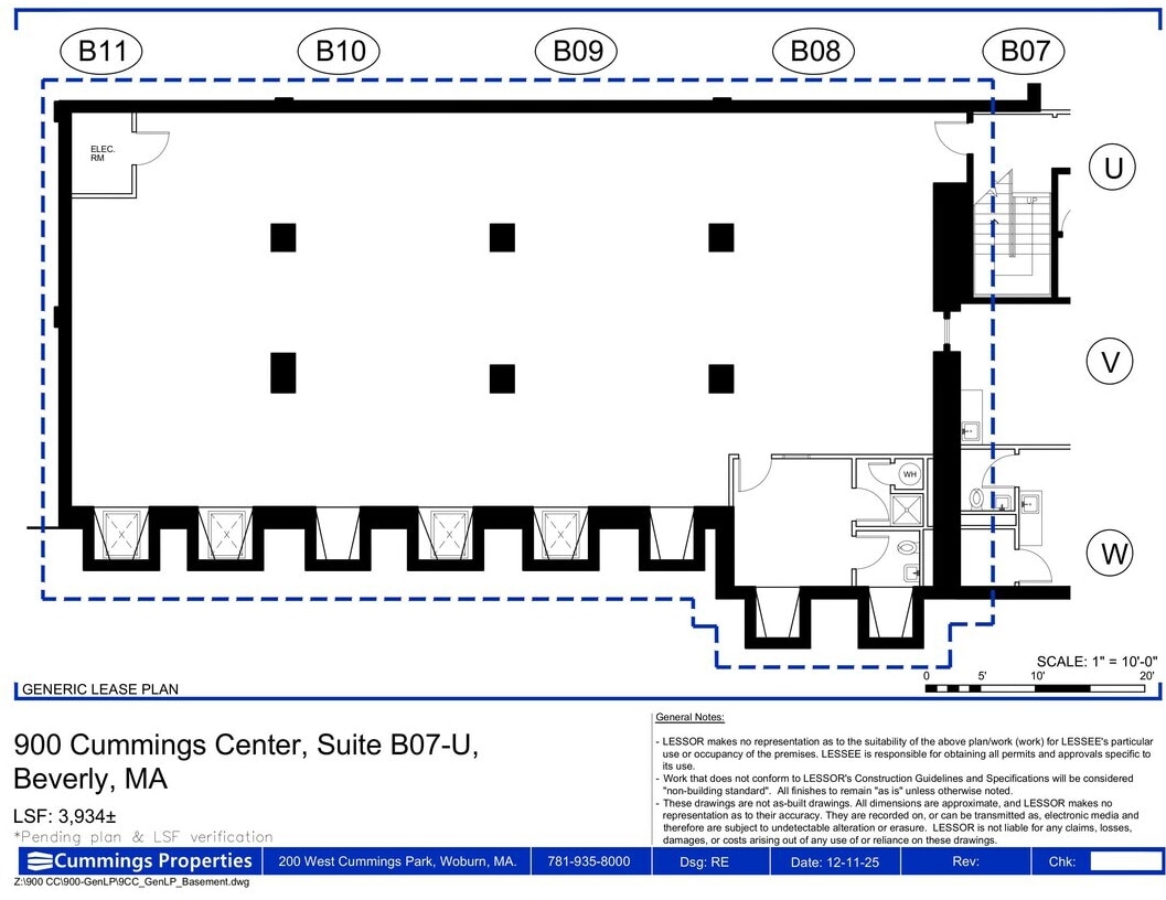 900 Cummings Ctr, Beverly, MA à louer Plan d’étage– Image 1 sur 1