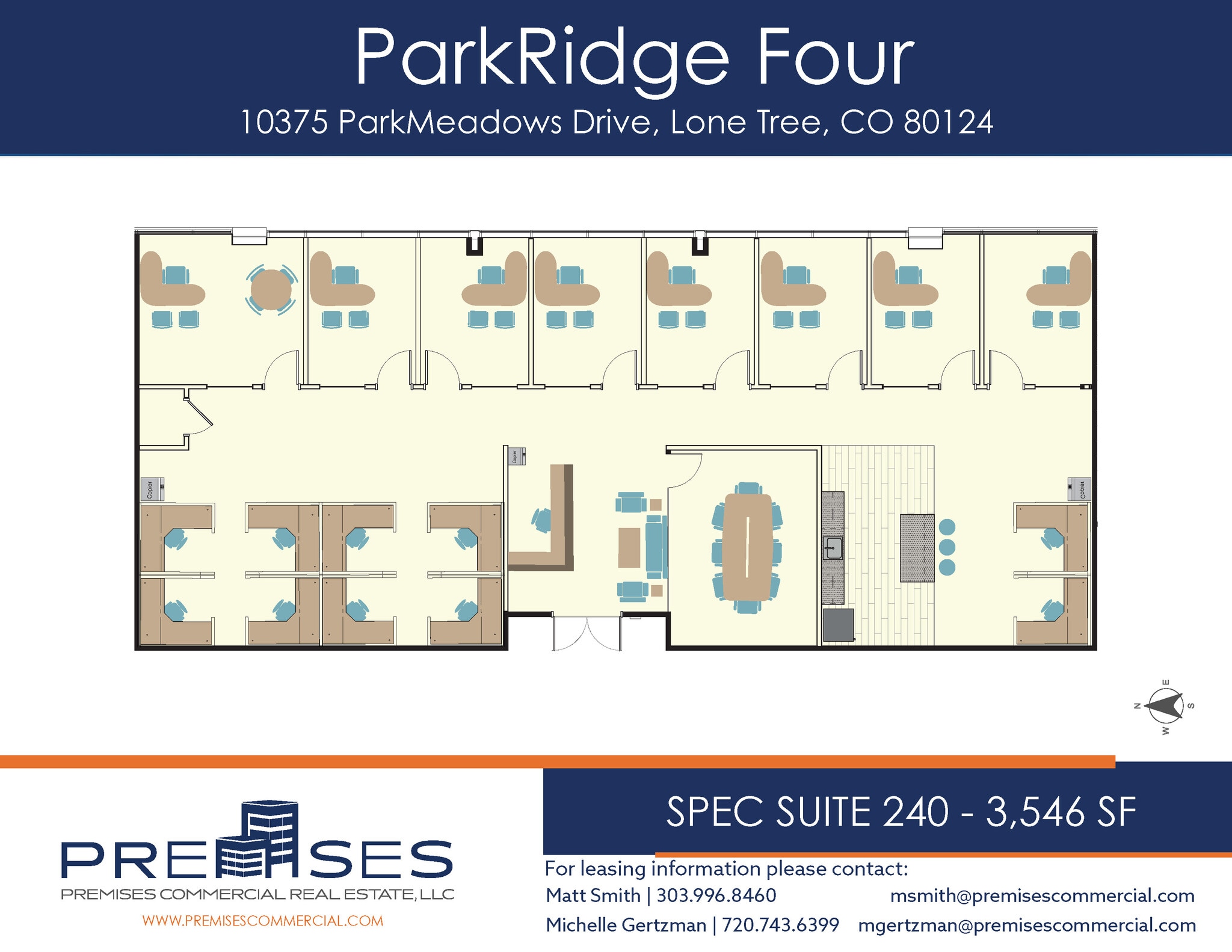 10375 Park Meadows Dr, Lone Tree, CO à louer Plan d’étage– Image 1 sur 12