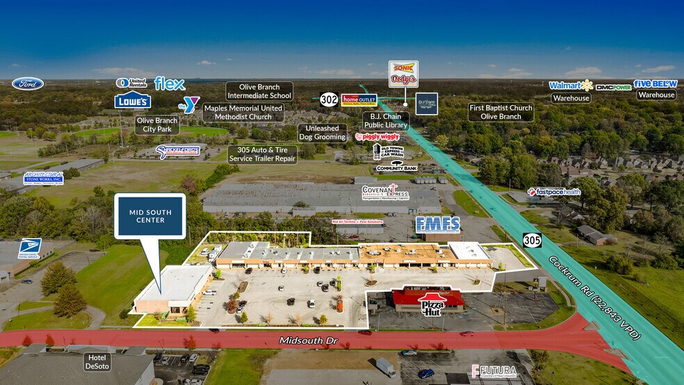 8200 Midsouth dr, Olive Branch, MS à vendre - Photo de l’immeuble – Image 2 sur 5