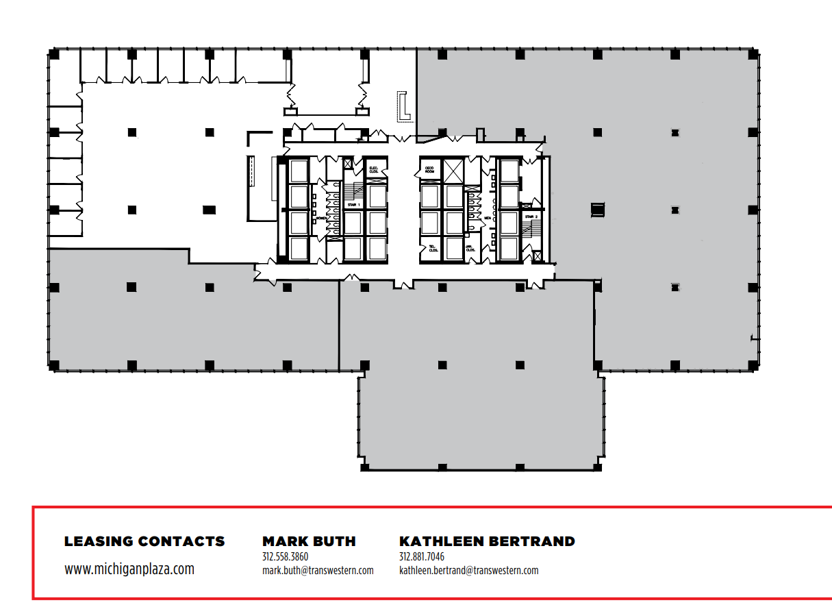 225 N Michigan Ave, Chicago, IL à louer Plan d’étage– Image 1 sur 1