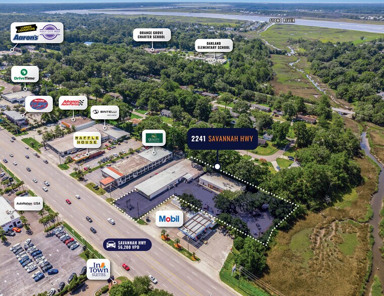 2241 Savannah Hwy, Charleston, SC à vendre - Photo de l’immeuble – Image 2 sur 11
