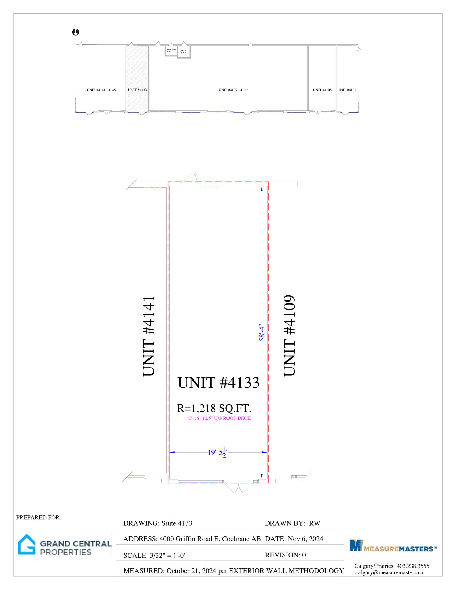 239 Griffin Rd, Cochrane, AB à louer Plan de site– Image 1 sur 1