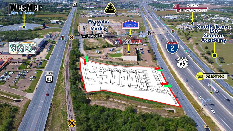 TBD E Expressway 83, Mercedes, TX à louer - Photo de l’immeuble – Image 3 sur 8