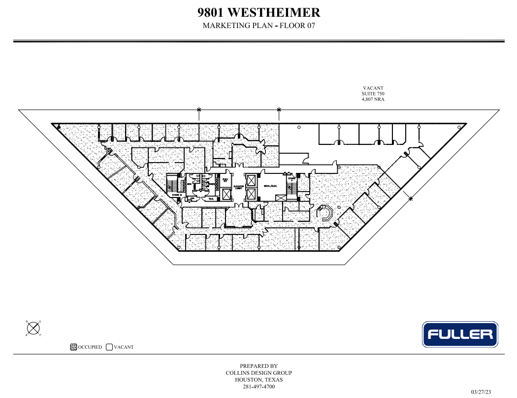 9801 Westheimer Rd, Houston, TX à louer Plan d’étage– Image 1 sur 1