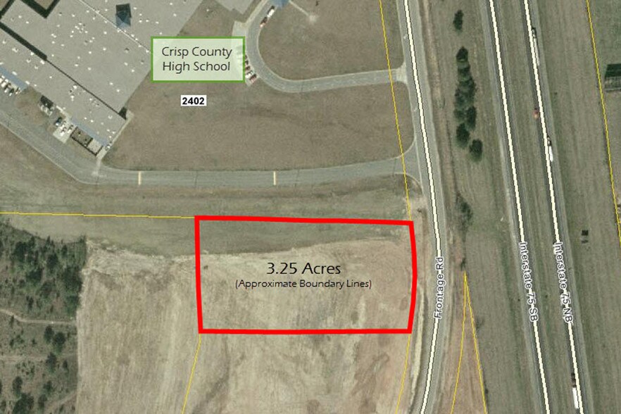 Frontage Rd, Cordele, GA à vendre - Aérien – Image 2 sur 2