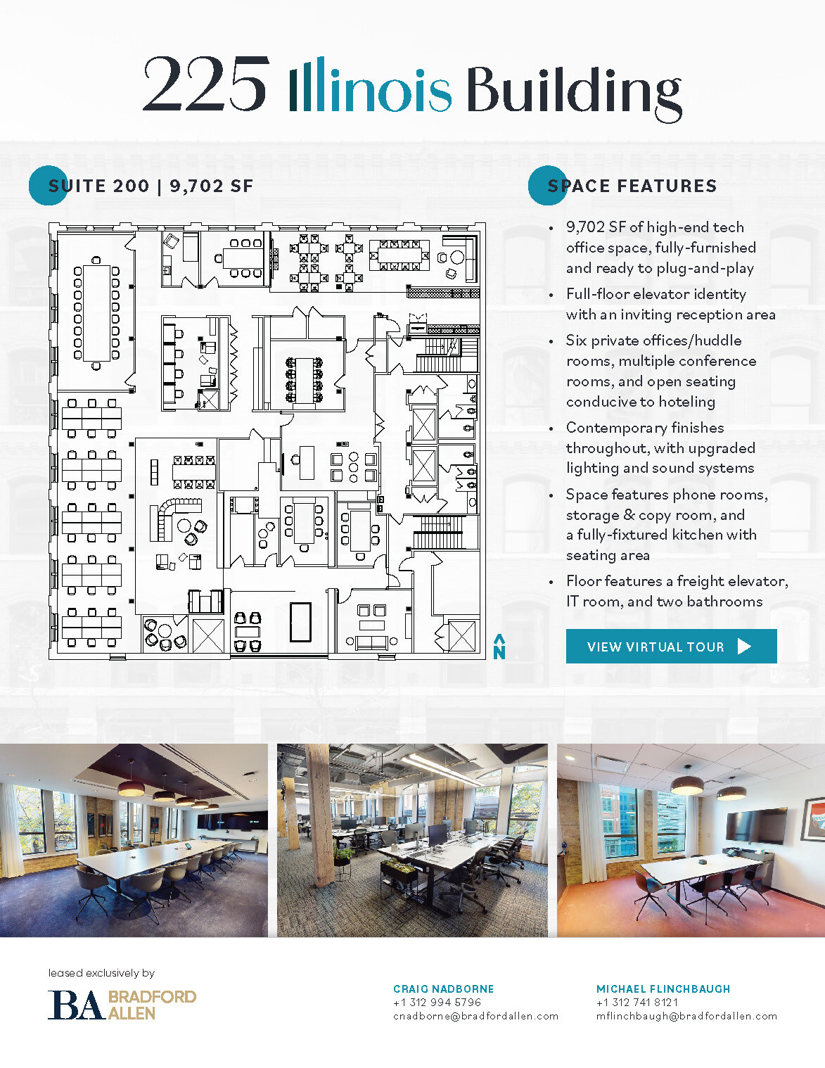 225 W Illinois St, Chicago, IL à louer Plan d’étage– Image 1 sur 17