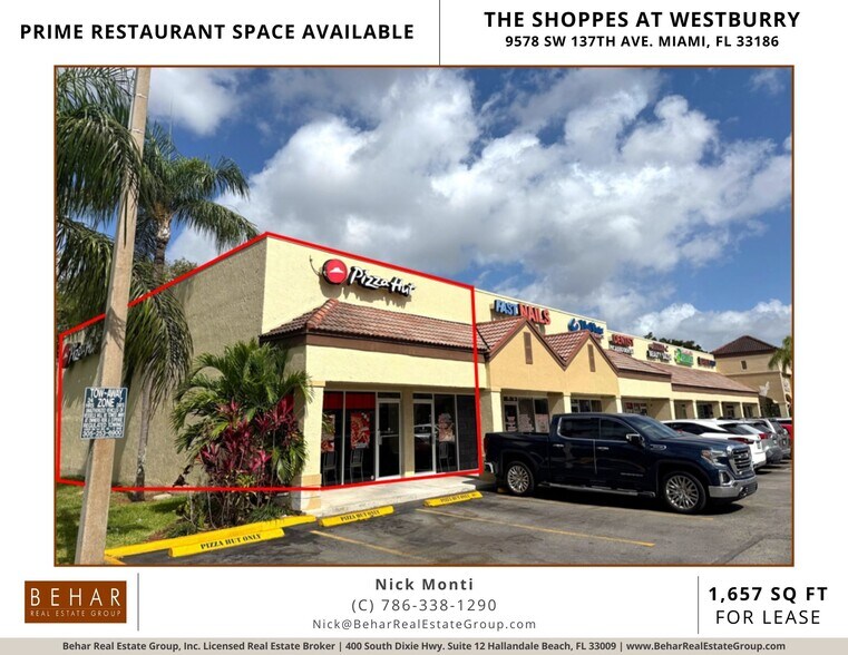 9526 SW 137th Ave, Miami, FL à louer - Photo de l’immeuble – Image 1 sur 1