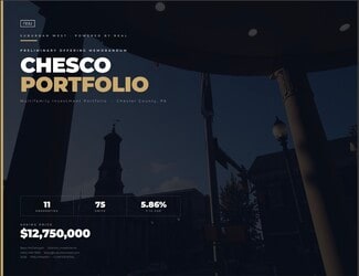 Plus de détails pour Chester County, PA Multifamily Portfolio – à vendre