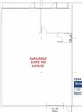 2534-2568 Industrial Blvd, West Sacramento, CA à louer Plan d’étage– Image 1 sur 2