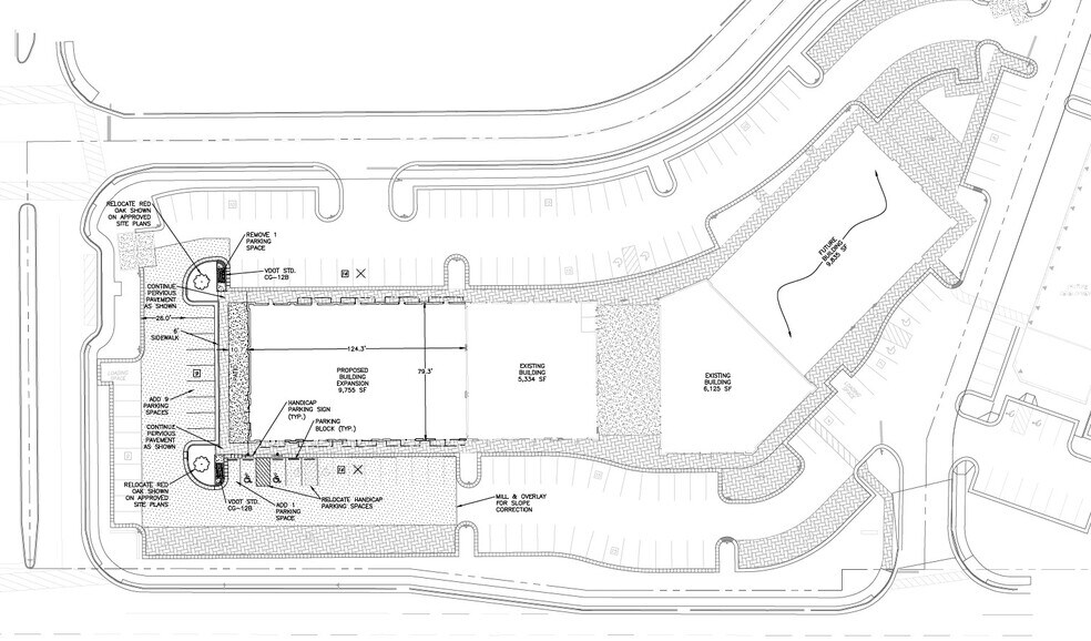 7011 Harrison Rd, Fredericksburg, VA à louer - Plan de site – Image 2 sur 7