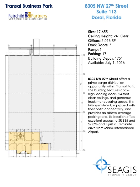 8305 NW 27th St, Doral, FL à louer Photo intérieure– Image 1 sur 1
