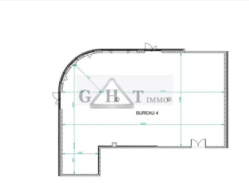 Bureau dans Chessy à louer Plan d’étage– Image 1 sur 2