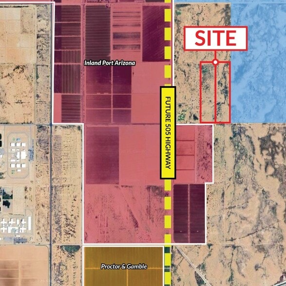 NEC Hanna & Vail Rd, Eloy, AZ à vendre - Aérien – Image 3 sur 4