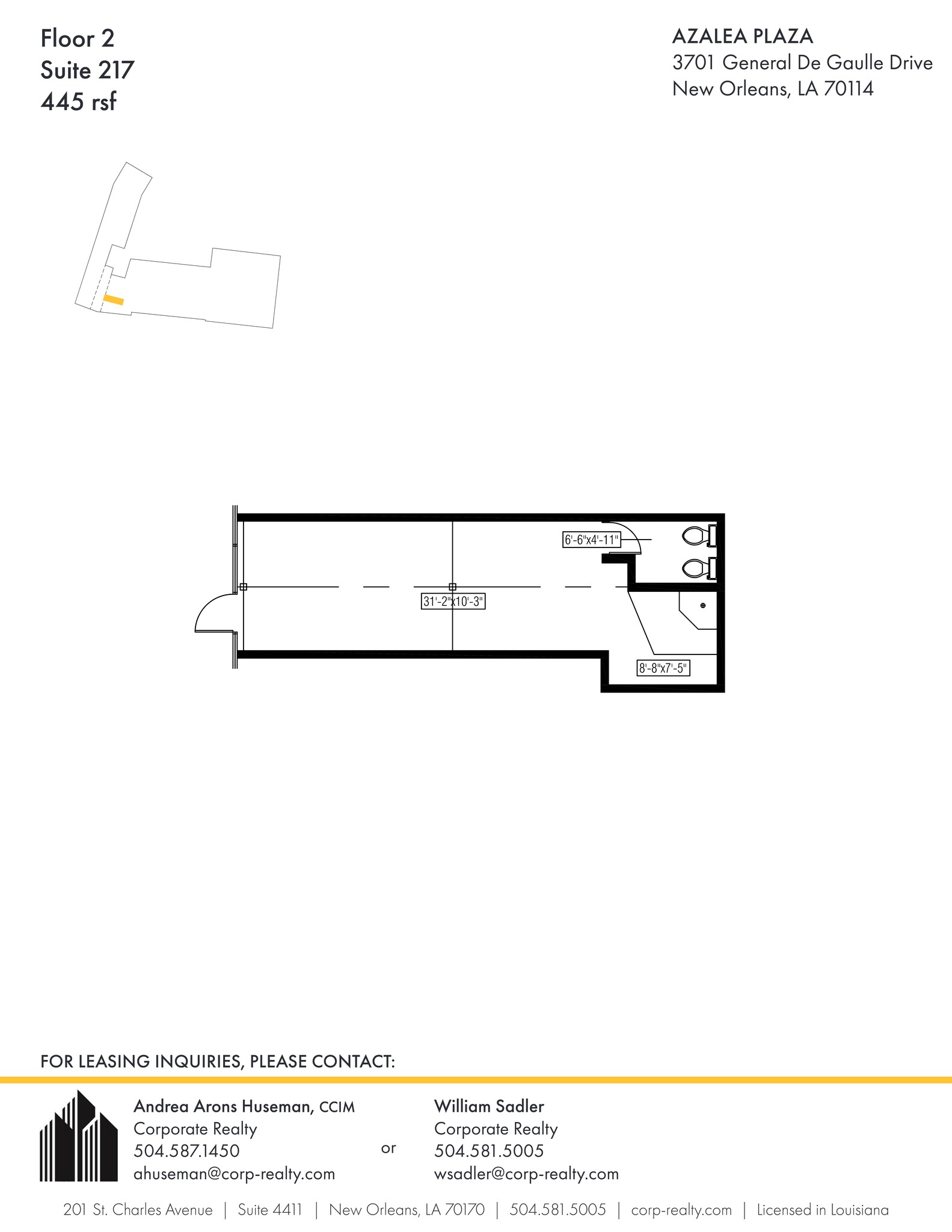 3701 General Degaulle Dr, New Orleans, LA à louer Plan de site– Image 1 sur 1