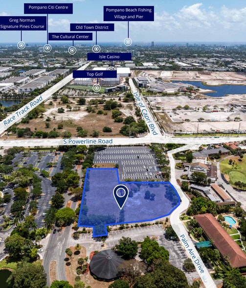 2606 N Palm Aire Dr, Pompano Beach, FL à vendre - Aérien – Image 2 sur 6