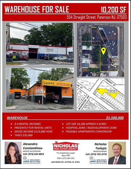 554 Straight St, Paterson, NJ à vendre - Photo de l’immeuble – Image 2 sur 7