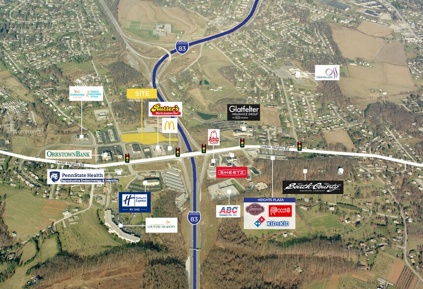 Pine Grove Rd, York, PA à vendre - Aérien – Image 2 sur 3