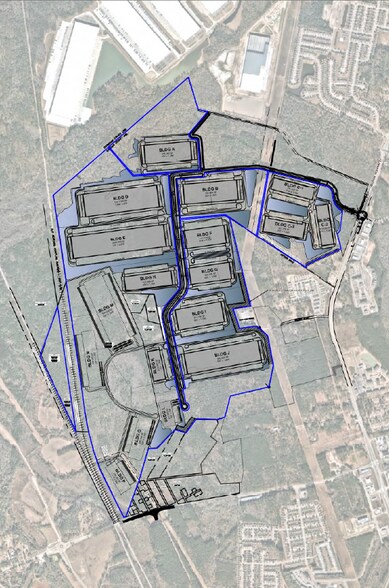 Port Wentworth Commerce Center, Port Wentworth, GA à louer - Plan de site – Image 3 sur 4