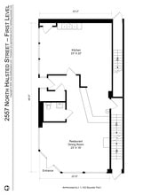 2557 N Halsted St, Chicago, IL à louer Plan de site– Image 1 sur 6