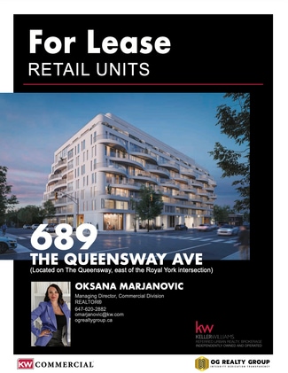 Plus de détails pour 689 The Queensway, Toronto, ON - Local commercial à louer