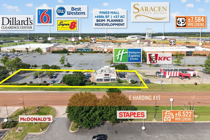 3000 Pines Mall Dr, Pine Bluff, AR à vendre - Photo de l’immeuble – Image 2 sur 12