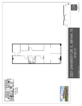 3201 University Dr E, Bryan, TX à louer Plan d’étage– Image 1 sur 1