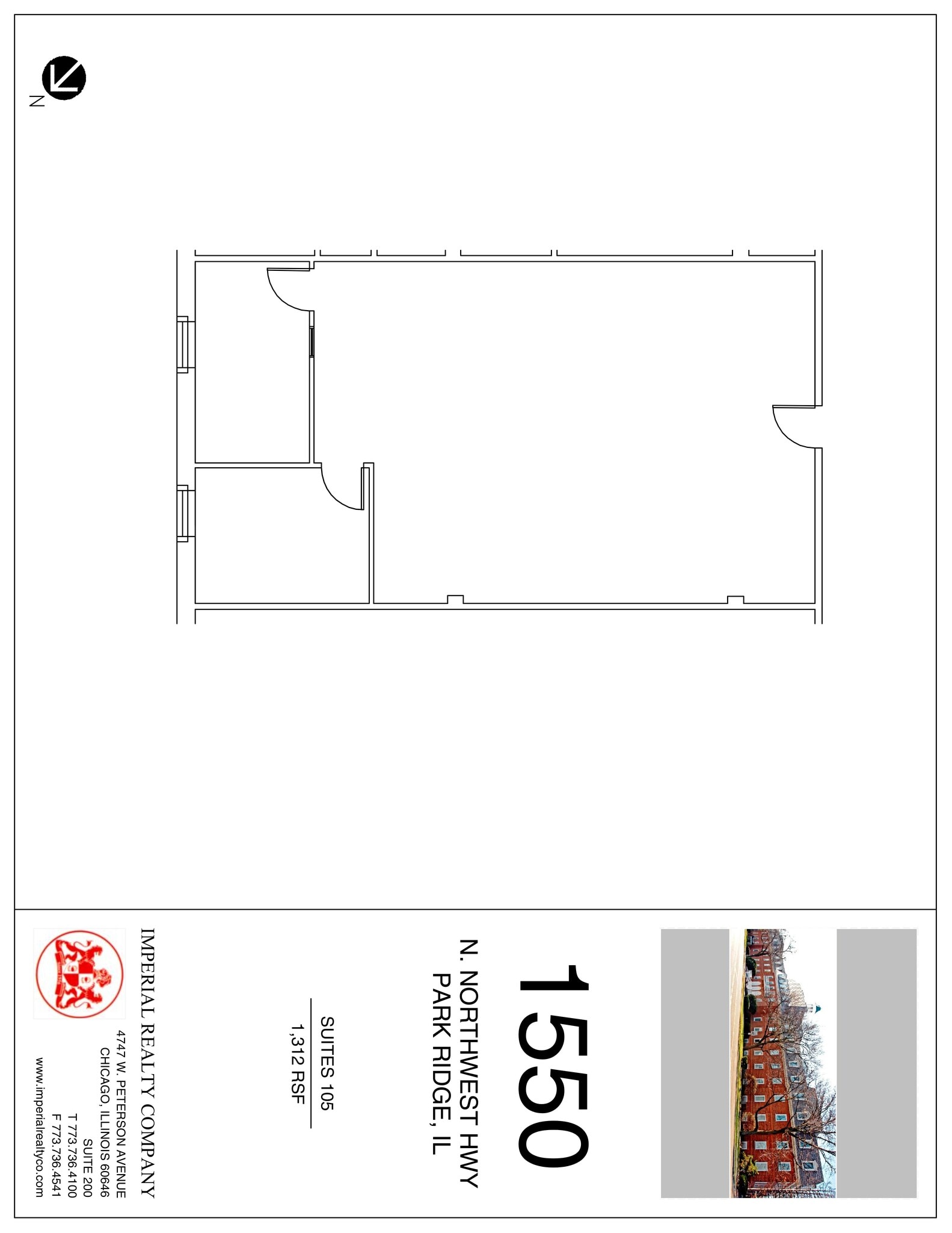 1550 N Northwest Hwy, Park Ridge, IL à louer Plan de site– Image 1 sur 1