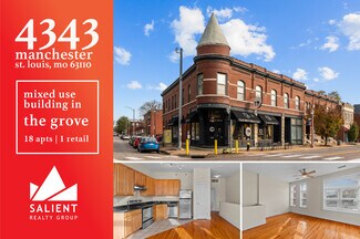 Plus de détails pour 4343-4353 Manchester Ave, Saint Louis, MO - Logement à vendre