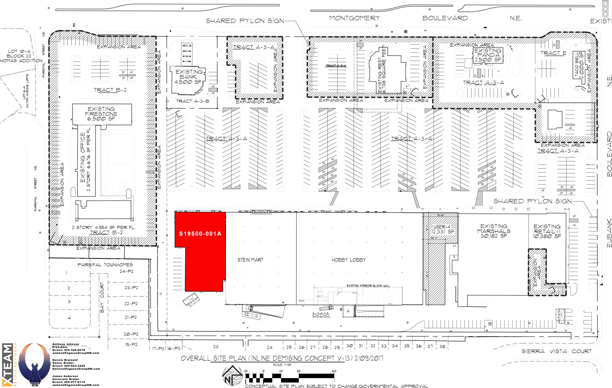 9500 Montgomery Blvd NE, Albuquerque, NM à louer Plan de site– Image 1 sur 1
