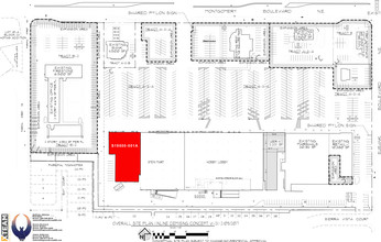 9500 Montgomery Blvd NE, Albuquerque, NM à louer Plan de site– Image 1 sur 1