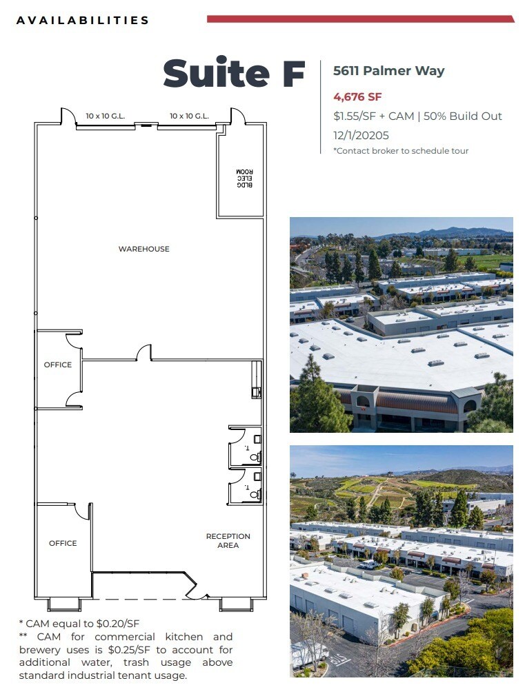 5650 El Camino Real, Carlsbad, CA à louer Plan d’étage– Image 1 sur 2