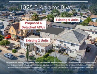 Plus de détails pour 1323 E Adams Blvd, Los Angeles, CA - Logement à vendre