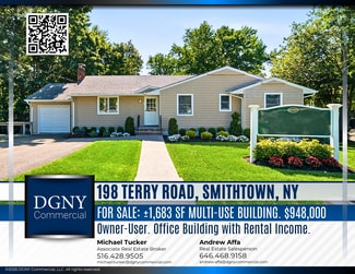 Plus de détails pour 198 Terry Rd, Smithtown, NY - Bureau à vendre