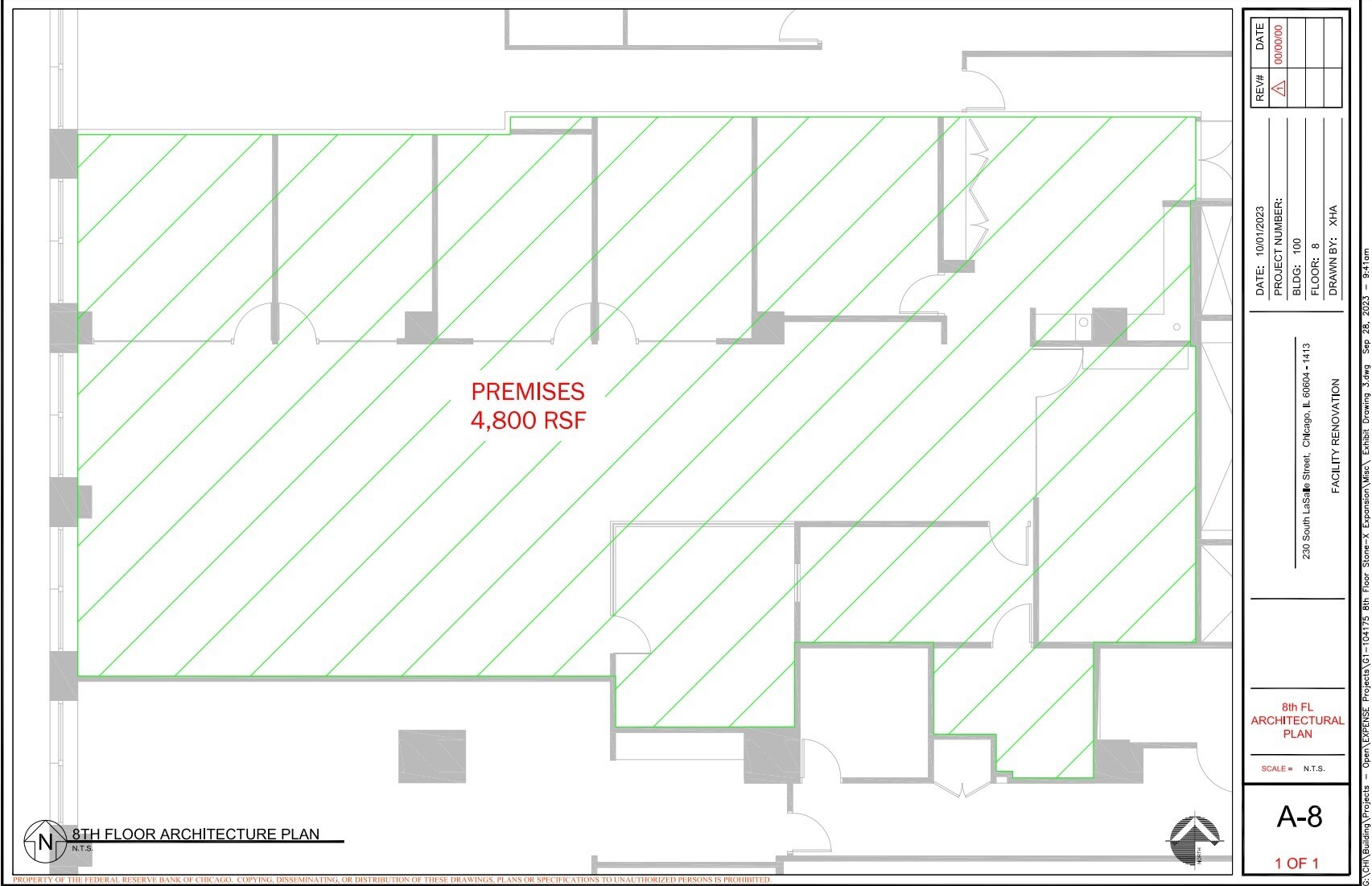 230 S LaSalle St, Chicago, IL à louer Plan d’étage– Image 1 sur 1