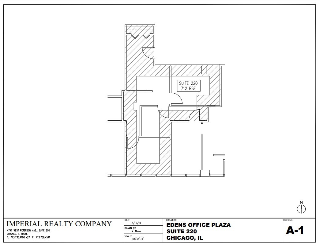 4801 W Peterson Ave, Chicago, IL à louer Plan d’étage– Image 1 sur 5